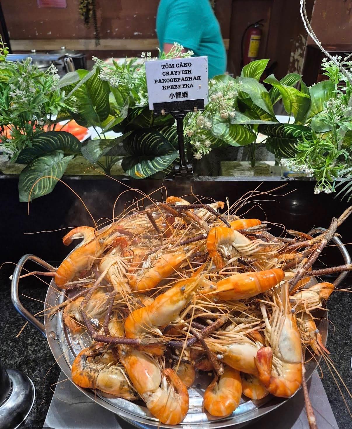 Shrimp Garden, морской буфет