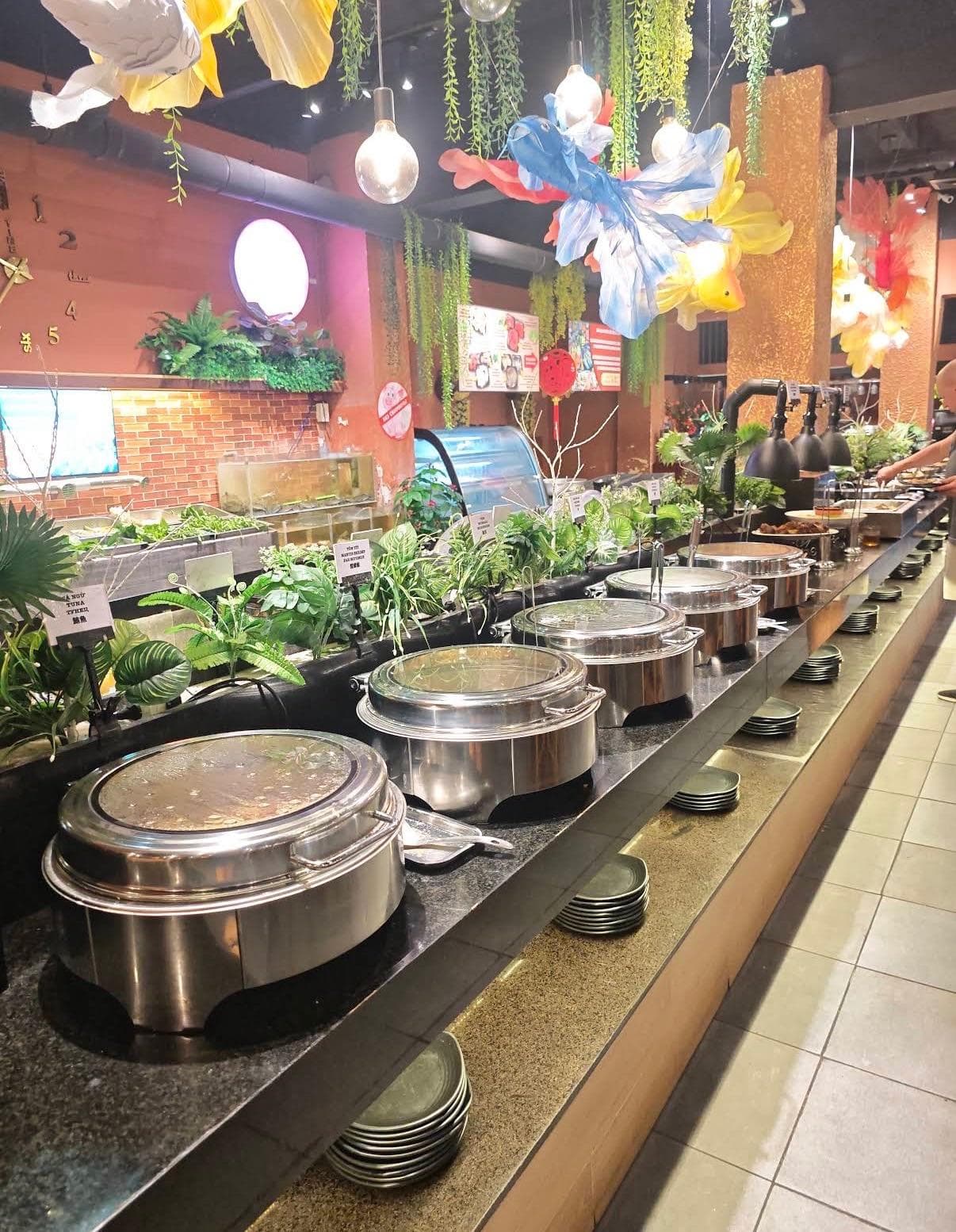 Shrimp Garden, морской буфет