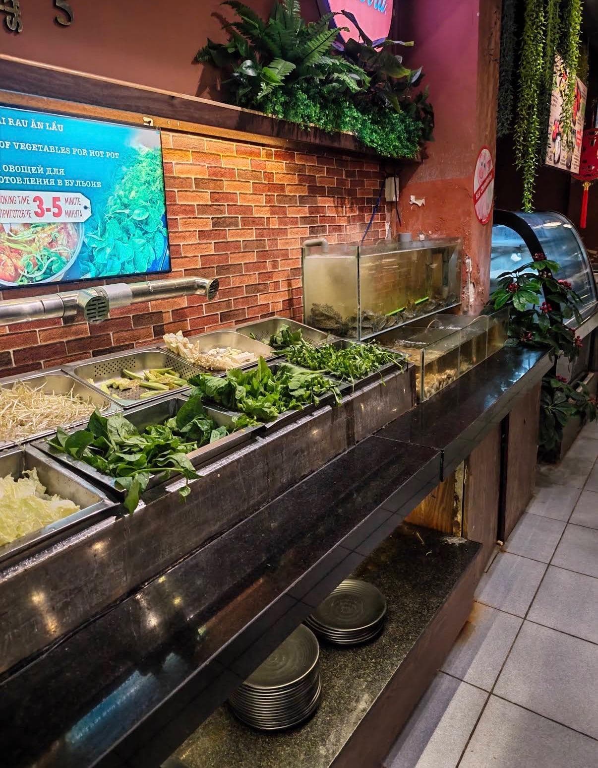 Shrimp Garden, морской буфет